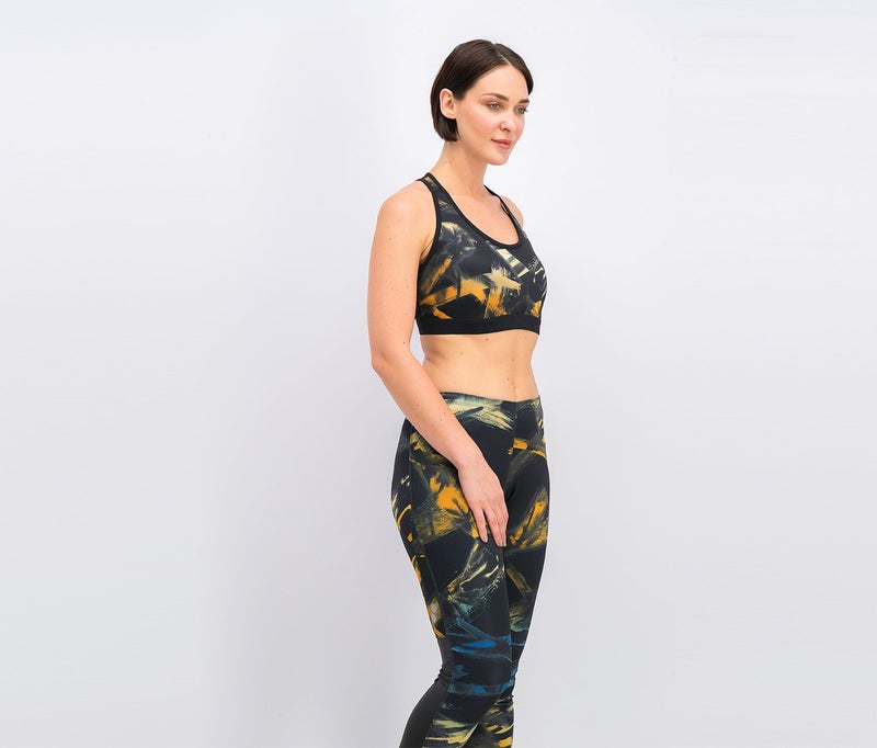 Reebok Women Training Bra, Black Combo  - Image 2