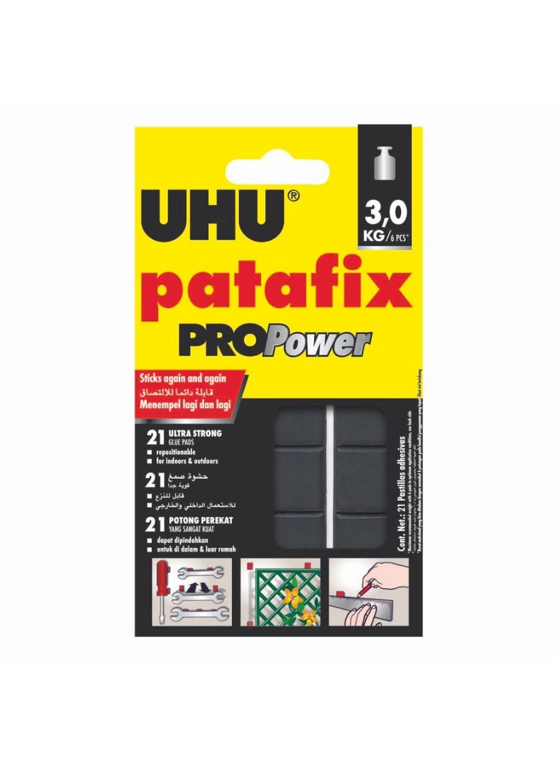 UHU - UHU Patafix Pro Power Adhesive Pad Pack 21 Pieces - Image 1