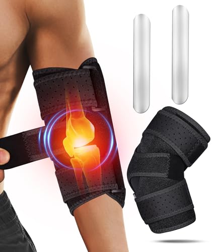 Oyakin Elbow Brace for Cubital Tunnel, Ulnar Nerve Entrapment brace, Adjustable Elbow Splint for Sleeping, Tendonitis, Tennis Elbow, Comfortable Stabilizer Support for Women and Men Fit Most - Image 1