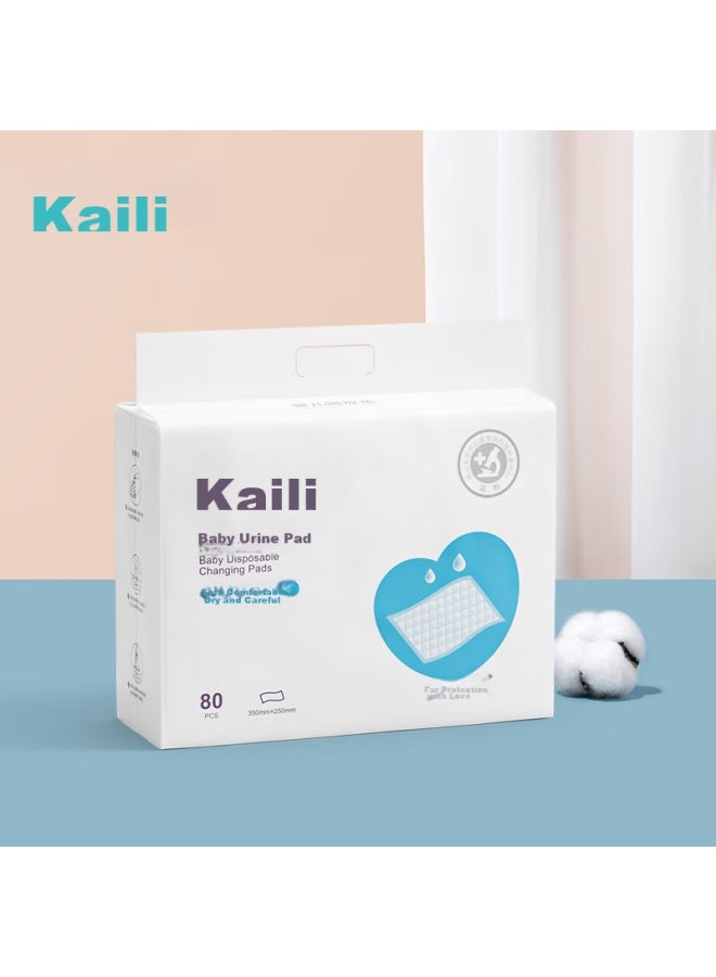 Kaili Baby Diaper Changing Pad, Disposable Waterproof Pad For Newborns, Baby Diaper Pad, Nursing Pad, 80 Pieces, 35*25cm - Image 4