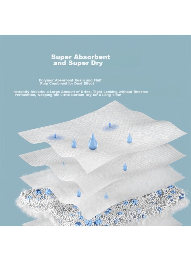 Kaili Baby Diaper Changing Pad, Disposable Waterproof Pad For Newborns, Baby Diaper Pad, Nursing Pad, 80 Pieces, 35*25cm - Image 2