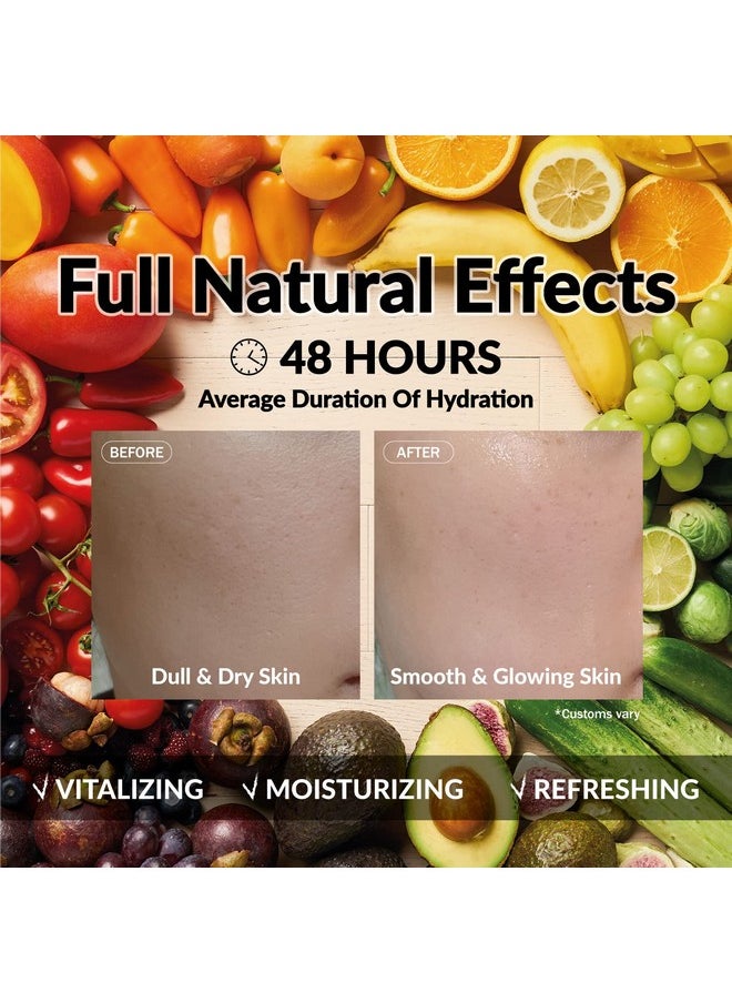 FARMSKIN Organic Facial Sheet Mask Essence Moisturizing Collection ; For Brightening And Soothing ; Korean Hydrating Face Mask Skin Care & Beauty Crueltyfree (12 Pcs)  - Image 5
