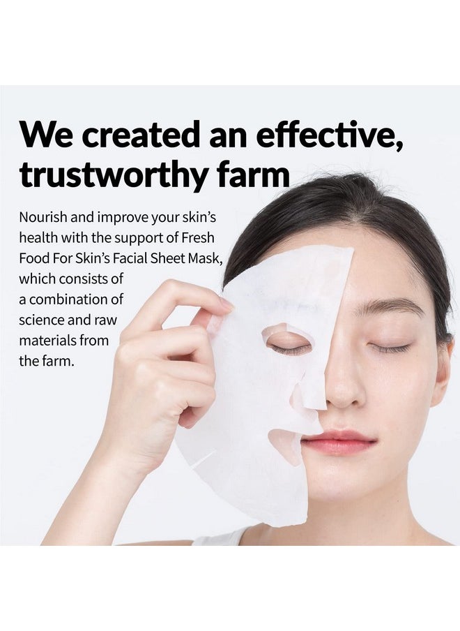 FARMSKIN Organic Facial Sheet Mask Essence Moisturizing Collection ; For Brightening And Soothing ; Korean Hydrating Face Mask Skin Care & Beauty Crueltyfree (12 Pcs)  - Image 4