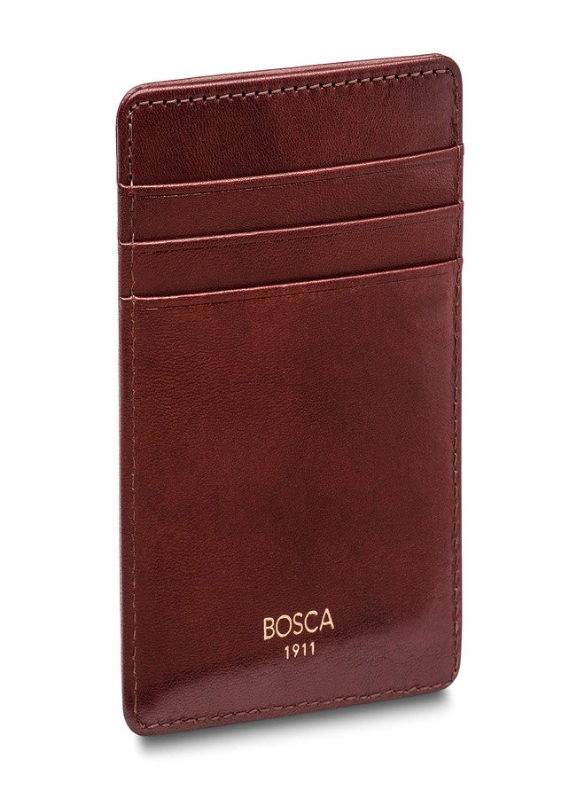 Bosca Old Leather RFID Blocking Front Pocket Wallet with Magnetic Money Clip - Leather Wallet for Men - Image 1