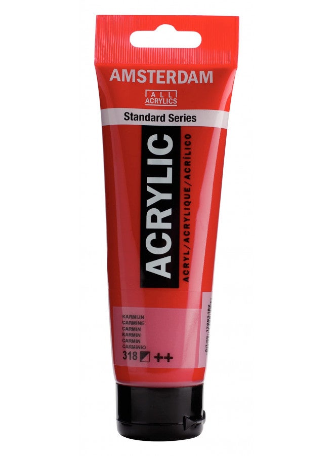 Amsterdam Standard Series Acrylic Tube 120ml Carmine 318 (17093182) - Image 2