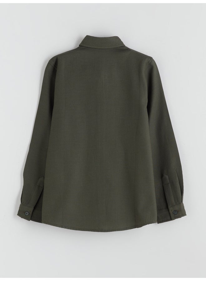 LC WAIKIKI Long Sleeve Textured Boys' Shirt - Image 2