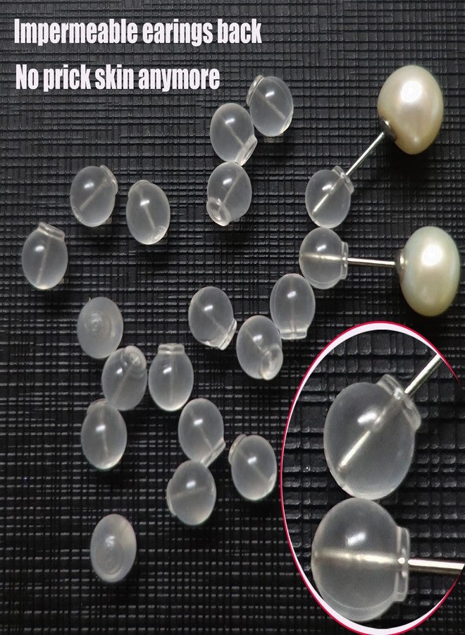 Meniala Comfort Impenetrable Earring Backs with TPE Medical Grade Material, 30 Pieces, Soft Safety Backs, Fits All Types of Earrings (6.6mm Diameter) - Image 4