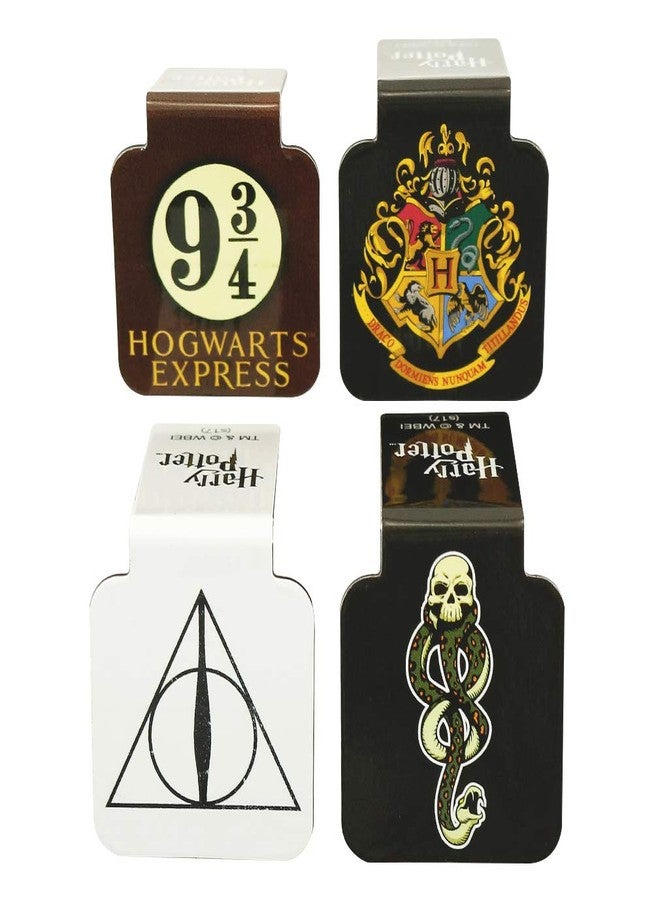 Ata-Boy Harry Potter Assortment #1 Set of 4 1" Magnetic Page-Top Bookmarks - Image 1