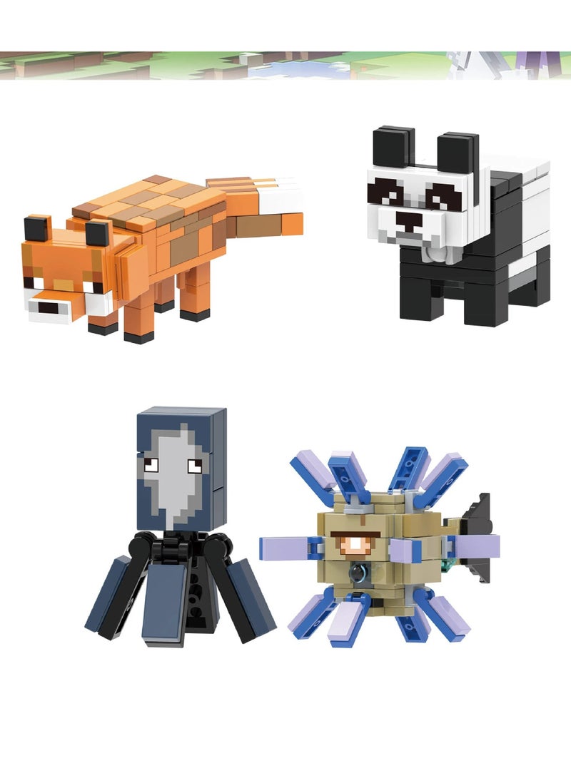 Loquat Character Building Blocks Sets Block Play Sets for Kids Character Blocks for Girls Girls Blocks Kids Building Blocks Assembly Toys Boys Toys Girls Block Games Creative Building Toys for Kids Charact - Image 1