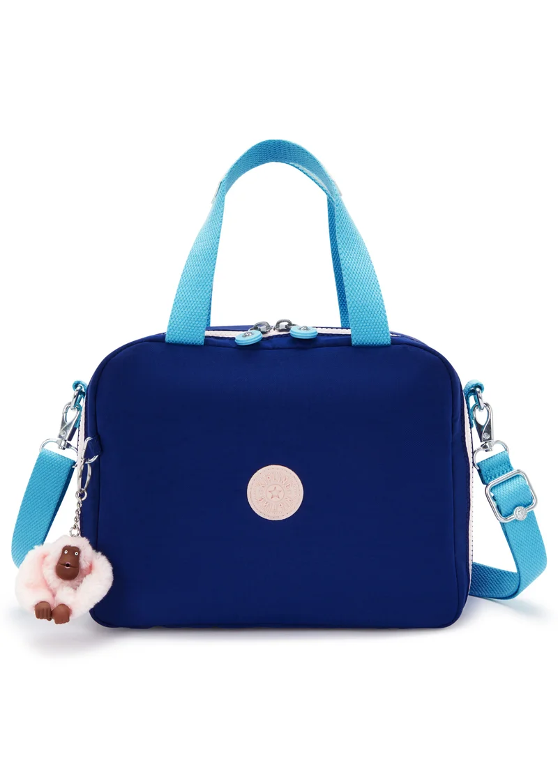 Kipling Miyo Insulated Medium Kids School Lunch Bag with Trolley Sleeve solar Navy Combo