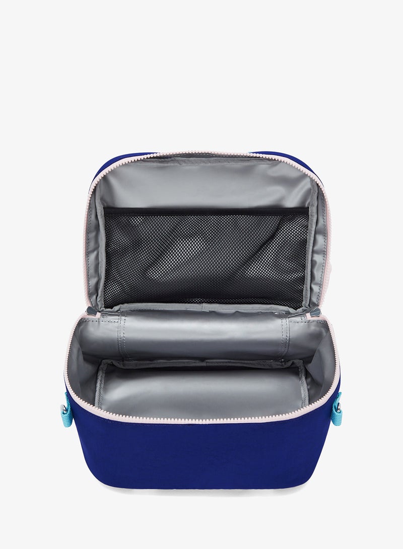 kipling Miyo Insulated Medium Kids School Lunch Bag with Trolley Sleeve solar Navy Combo - Image 3