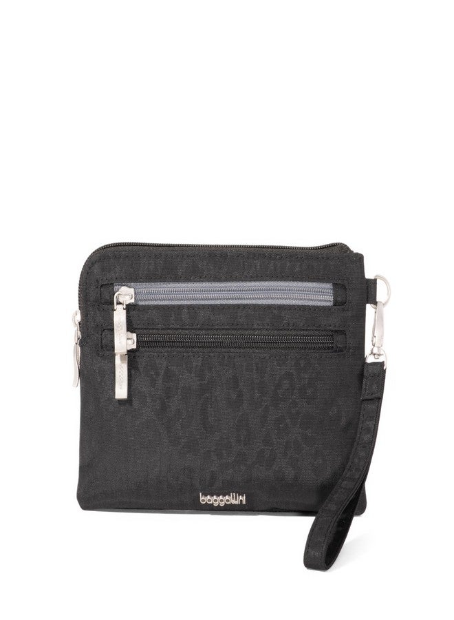 Baggallini RFID Currency Organizer Wristlet - Lightweight 8"x5.5" RFID Protected Womens Wallet Card Holder - Image 1