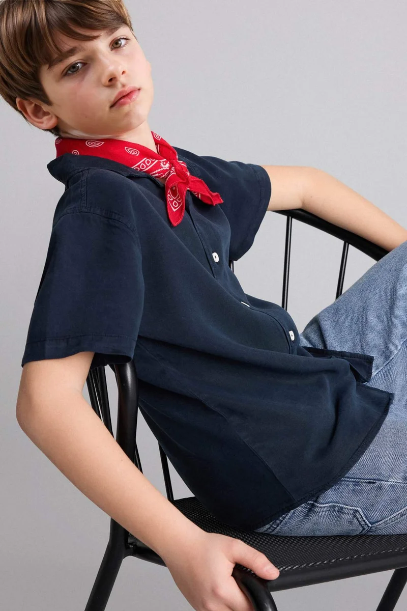 ديفاكتو Regular Fit Short Sleeve Shirt