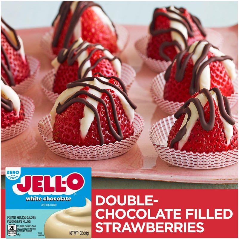 Jell-O Instant White Chocolate Sugar-Free Fat Free Pudding & Pie Filling Mix (1oz Boxes, Pack of 6) - Image 4