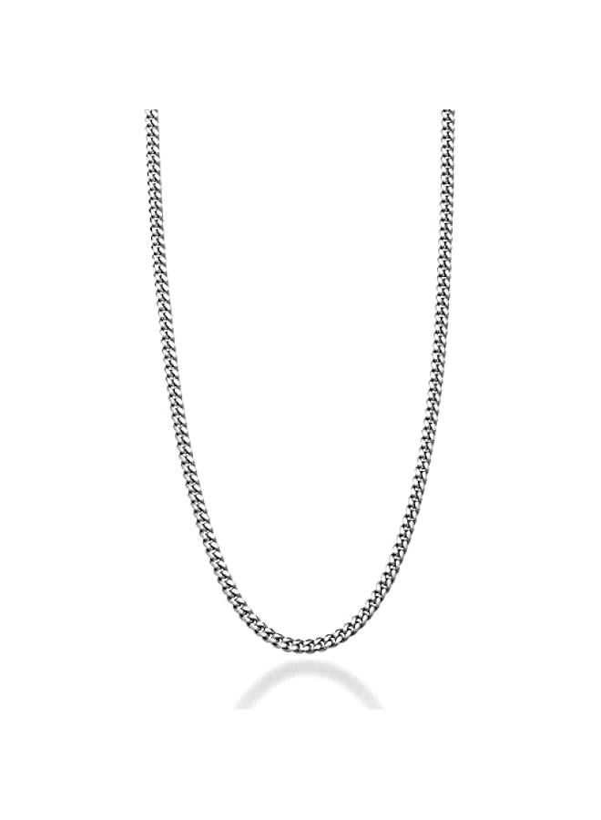 Arabest Italian Heavy 925 Sterling Silver Thick 3.2mm, 5mm, 7mm Curb Cuban Link Chain Necklace for Men Made in Italy - Image 1