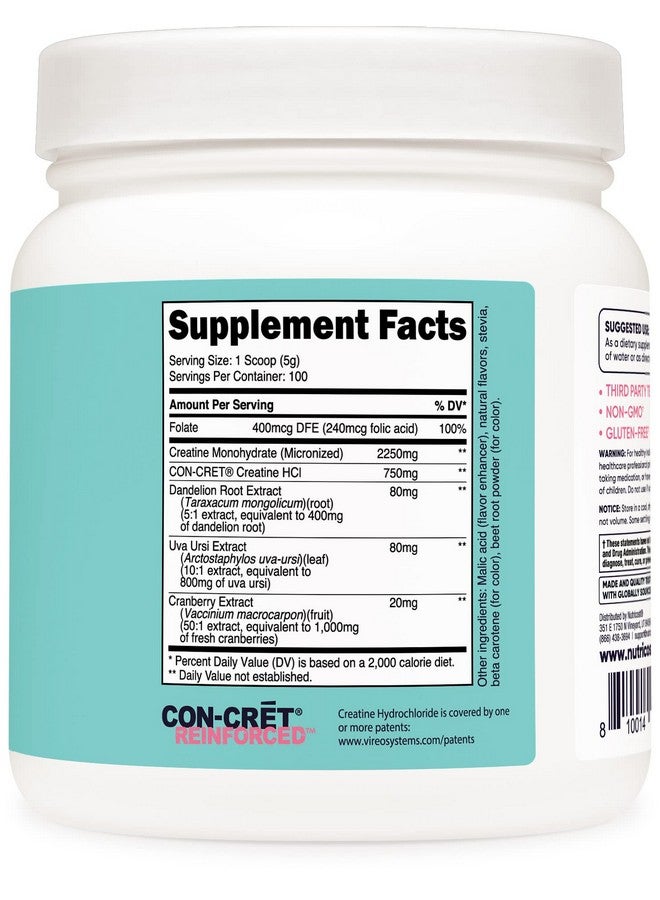 Nutricost Creatine Monohydrate Powder For Women Micronized Peach Mango 100 Servings Vegetarian Non Gmo Gluten Free - Image 5
