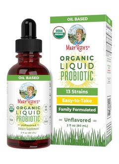 Organic Liquid Probiotic Digestive Health | Probiotics for Women, Men, Kids 2 fl oz