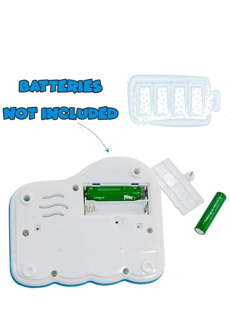 UKR Mini Musical Baby Piano – Sound & Light Musical Instrument for Toddlers (Blue) – Fun Early Music Experience - Image 2