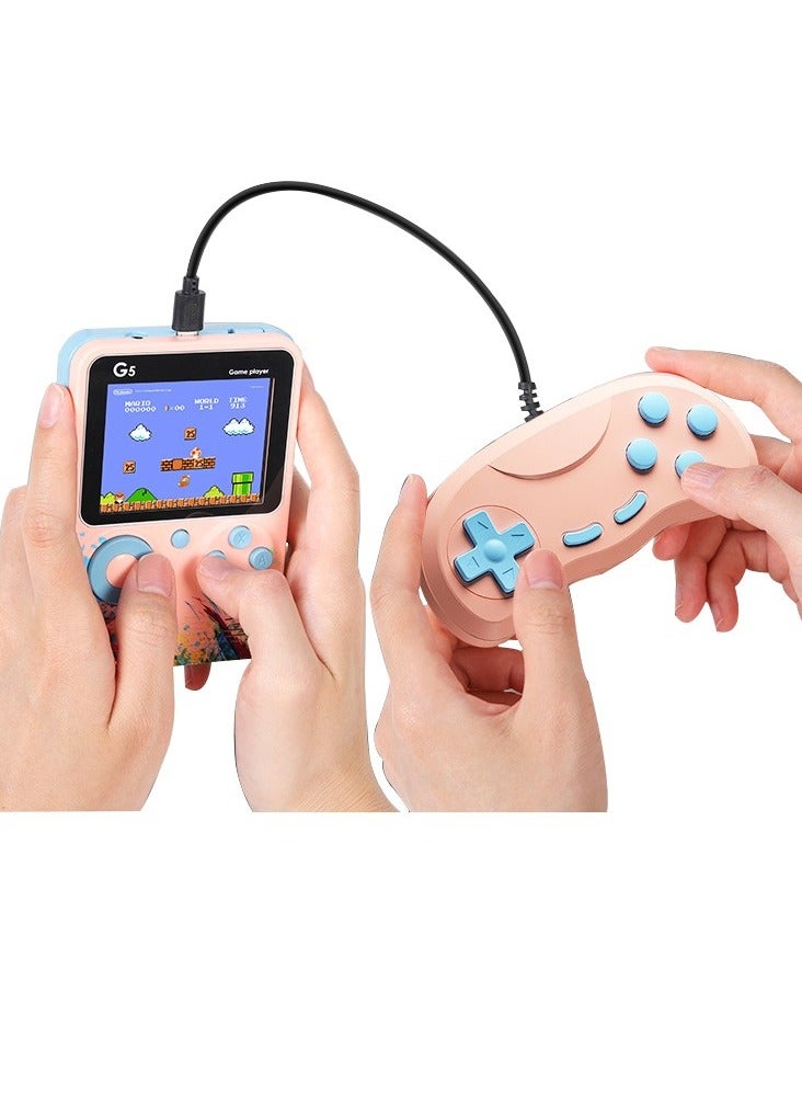 G5 Handheld Retro Video Game Console with Hundreds of Preloaded Classic Video Game Pink - Image 4