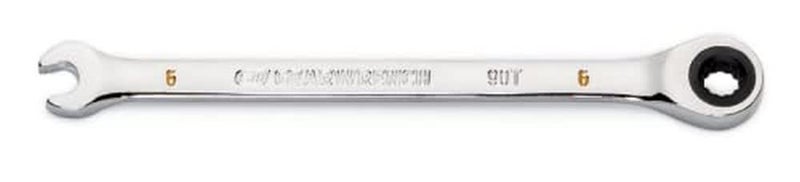GEARWRENCH 6mm 4 Degree Swing Arch 12 Point Ratcheting Combination Wrench 86906 - Image 2