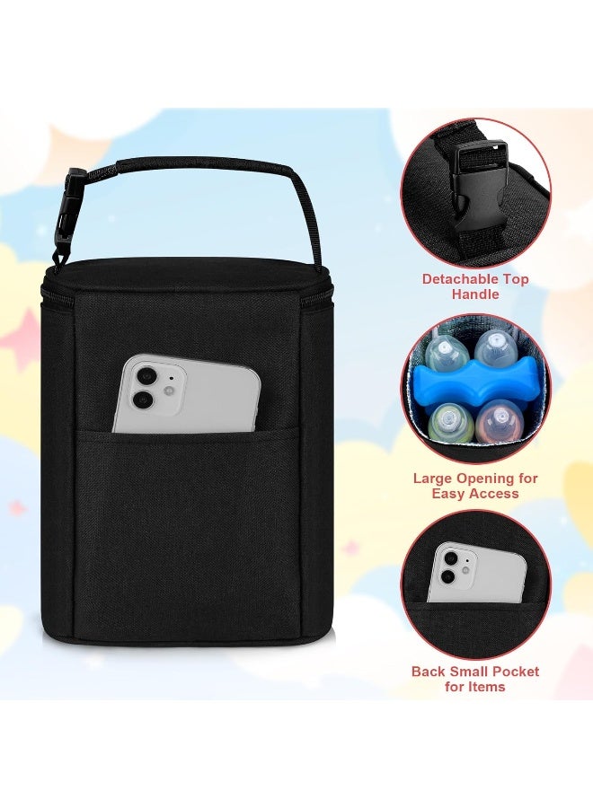 Accmor Baby Bottle Cooler Tote Bags with Ice Pack, Insulated Breastmilk Cooler Bag - Image 2