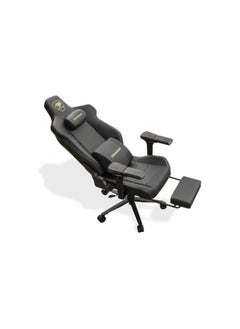 Cougar COUGAR Armor EVO M Gaming Chair with Breathable Premium PVC Leather, 5D Adjustable Armrests, Retractable Footrest, Lumbar Cushion, Magnetic Neck Pillow Foam Black  - Image 4