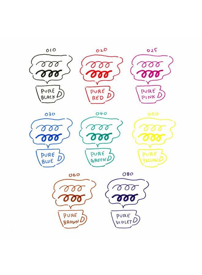 Zig Memory System Writer Dual-Tip Markers 8/Pkg - Image 2