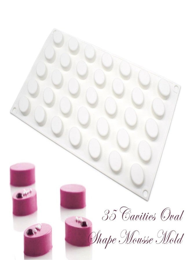 mostsom 35 Grids Gummy Oval Mold Silicone Candy Mold DIY Chocolate Fondant Moulds Kitchen Baking Decoration Tools - Image 2