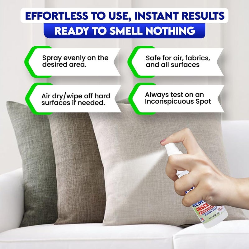 ZORBX Unscented Multipurpose Odor Eliminator 3 items Bundle: 2 Oz + 16 Oz + 32 Oz - Used in Hospitals & Healthcare Facilities - Advanced Trusted Formula - Perfect Bundle to Get Rid of Unpleasant Odors - Image 2