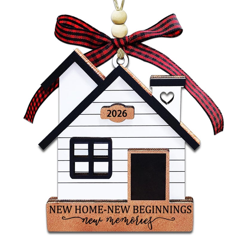 New Home Ornament 2026 Housewarming Gifts New Home New House New Beginning House Warming Gift for Women Couple homeowners New Home Gift Ideas First Home Christmas Ornament 2026