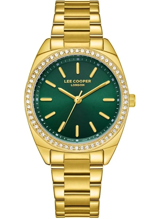 لي كوبر LEE COOPER Women Analog Dark Green Dial Watch - LC08041.170