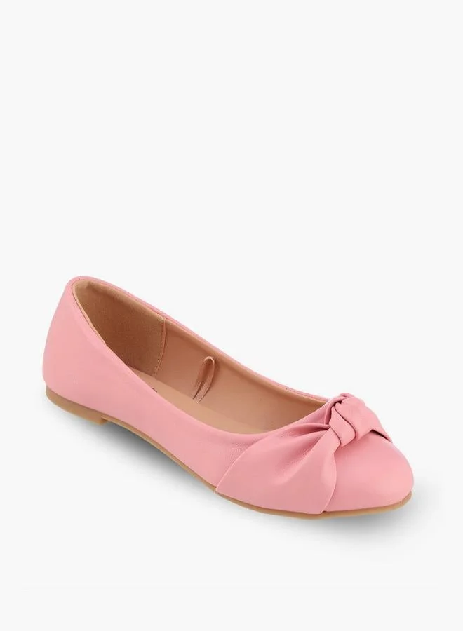 ليتل ميسي Girls Knotted Ballerina Shoes