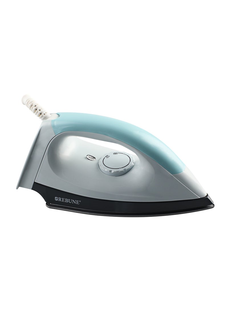 REBUNE Dry Iron RE-3-070 – 1100W, Non-Stick Soleplate, 5 Temperature Settings 1100 W RE-3-070 white - Image 2