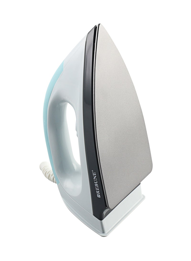 REBUNE Dry Iron RE-3-070 – 1100W, Non-Stick Soleplate, 5 Temperature Settings 1100 W RE-3-070 white - Image 3