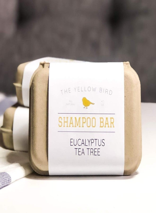 The Yellow Bird Eucalyptus Tea Tree Shampoo Bar. All Natural & Organic Ingredients. Sulfate Free, Detergent Free, Color Safe, and Silicone Free. Vegan, Plastic Free, Zero Waste Shampoo Soap - Image 5