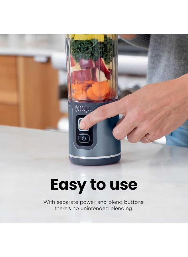 Ninja Blast Cordless Blender, Rechargeable, Leakproof 0.53 L 150 W BC151MENV Blue - Image 4