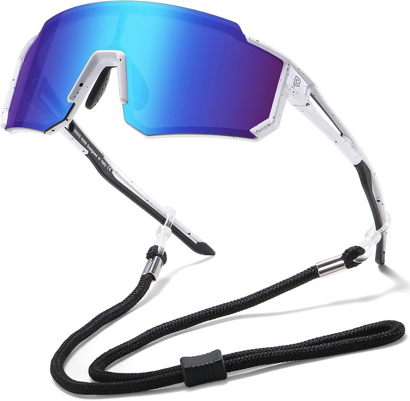 Duco Replaceable parts Polarized Kids Sunglasses Youth Sports Cycling Shades Lightweight Frame UV400 Child Boys Girls Baseball SunGlasses DK310 Integrated practical design - Image 1