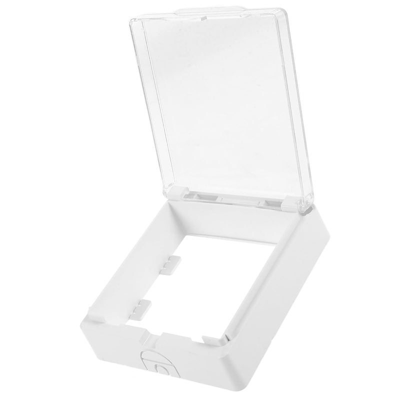 Self-Adhesive Waterproof Wall Plug Cover Protective Socket Box for Outdoor and Bathroom Use Thin Switch Outlet Receptacle Protector Weatherproof Case - Image 1