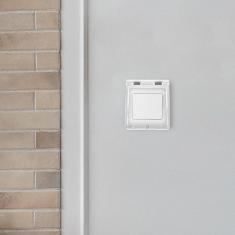 Self-Adhesive Waterproof Wall Plug Cover Protective Socket Box for Outdoor and Bathroom Use Thin Switch Outlet Receptacle Protector Weatherproof Case - Image 4