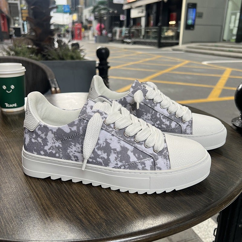 High Quality Numeris Men's Fashion Trendy Ripped Canvas Shoes Casual Couple Skate Shoes