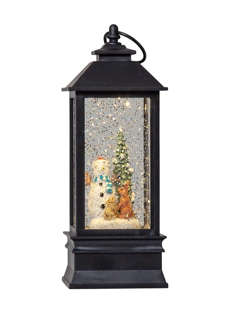 إيغلو ليد عيد الميلاد الديكور ، فانوس أسود - Image 1