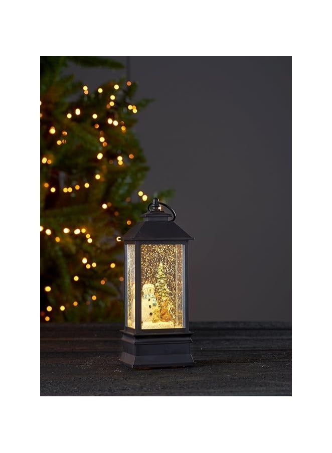 إيغلو ليد عيد الميلاد الديكور ، فانوس أسود - Image 2