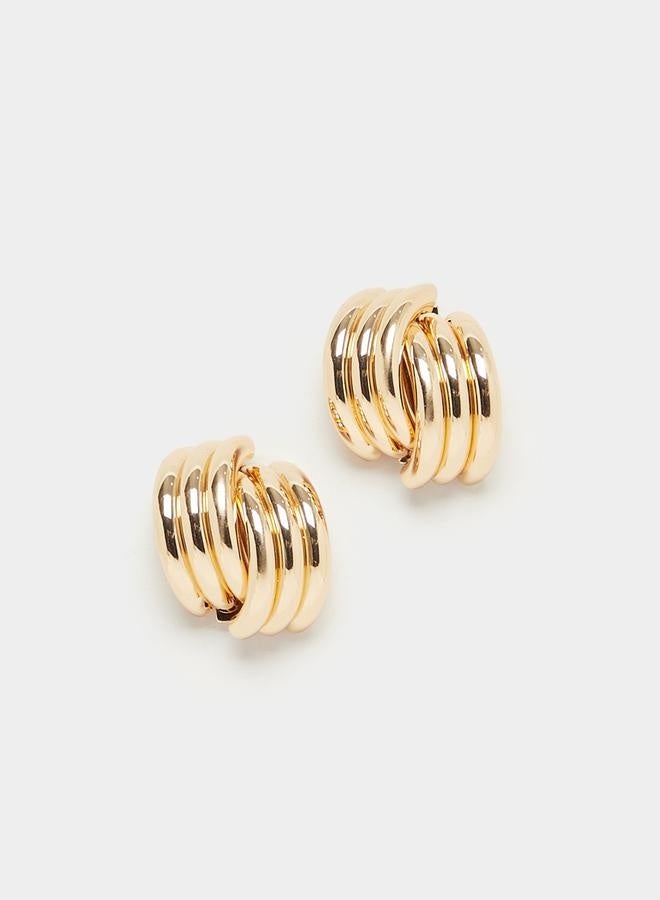 Styli Textured Stud Earrings  - Image 1