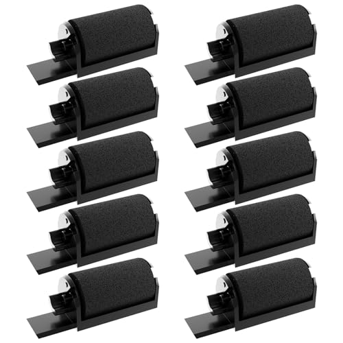 LinkDocs IR-40 Compatible Calculator Printer Ribbon Ink Roller - Black, 10-Pack - Image 1