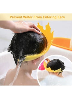 Tetrix Baby Shampoo Shower Bathing Protection Bath Soft Cap Soft Adjustable Visor Hat Multi Color  - Image 2
