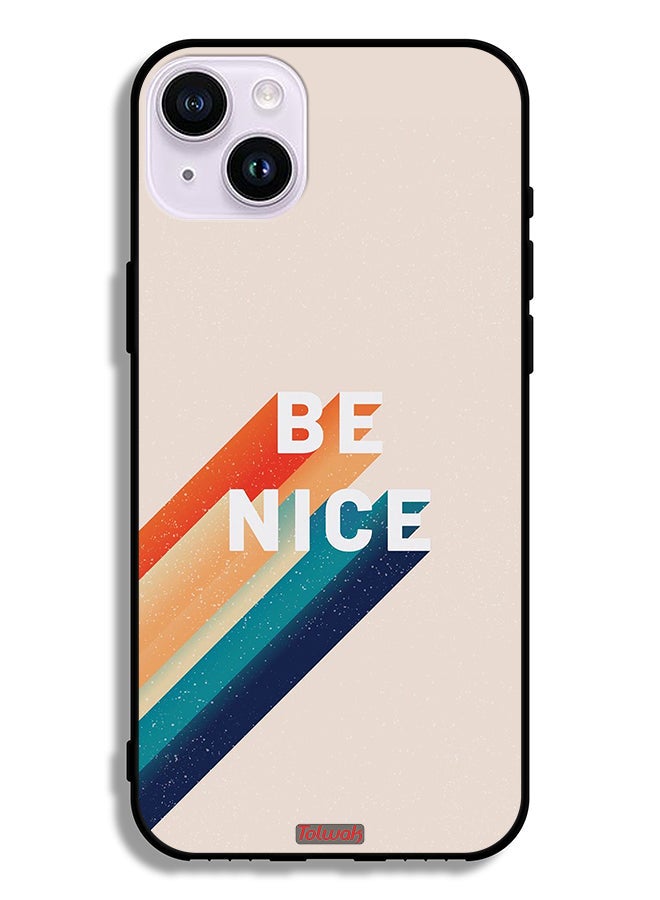 Tolwak Apple iPhone 14 Protective Case Be Nice - Image 2