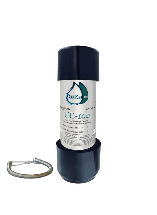 CuZn Under Sink Water Filter for Sink Faucet, 10K Gallons or 1 Year Filtration Life, Reduces PFAs, PFOS, Lead, Chlorine, Improves Taste of Tap Water, NSF/ANSI 42 & 372 Certified High Performance - Image 1