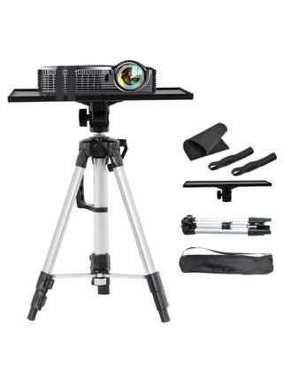 Projector Tripod Stand Portable Projector Stand Foldable Laptop Tripod with Projection Tray and Carry Bag Aluminum Tripod Floor Stand with Adjustable Height for Office Home Stage - pzsku/ZE7598092AC6290E06457Z/45/_/1706251928/21bbba18-b644-4352-a950-2ab08dd1430e