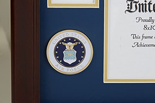 Allied Flag Allied Frame US Air Force Medal and Award Certificate Frame - 8 x 10 Opening - Image 2