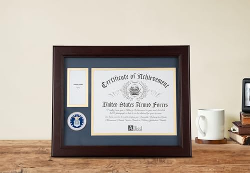 Allied Flag Allied Frame US Air Force Medal and Award Certificate Frame - 8 x 10 Opening - Image 4